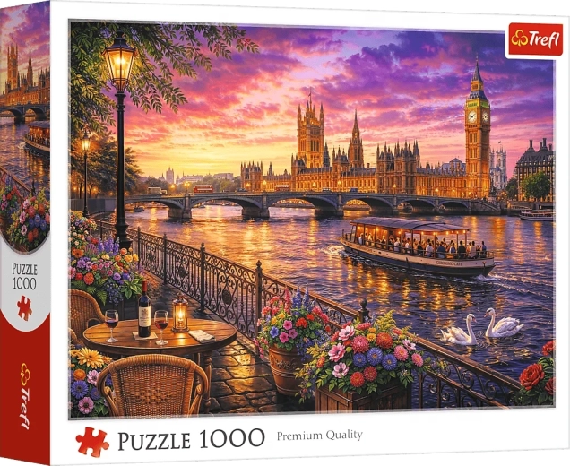 Trefl puzzle Večer na Temži, Londýn 1000 dielikov