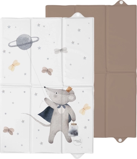 Ceba Baby cestovná prebaľovacia podložka basic cosmic mouse 60 × 40 cm