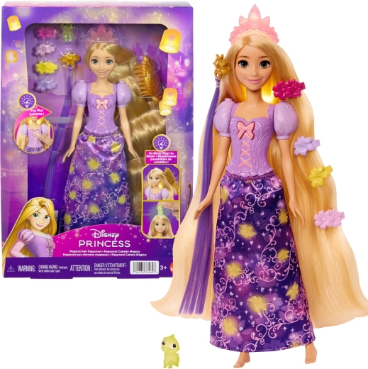 Disney Princezná bábika Locika so žiariacimi vlasmi