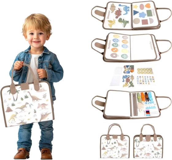 2Kids Toys senzorická busy kniha Dinosaury