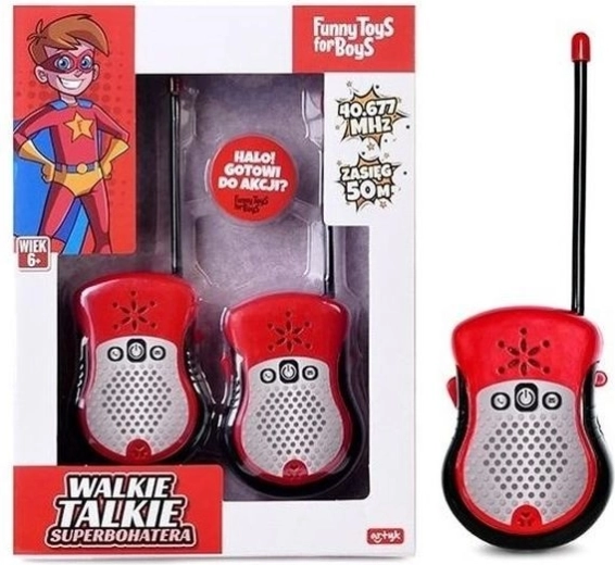 Superhrdinské walkie-talkie