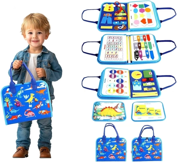 2Kids Toys senzorická busy kniha Dinosaury