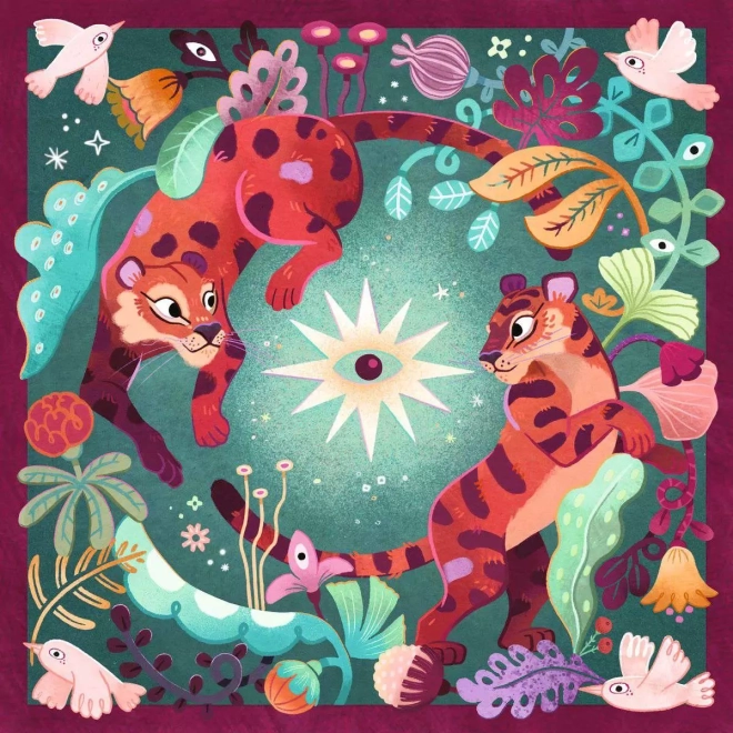 Ravensburger štvorcové puzzle Art & Soul: Zvieracie sny 756 dielikov