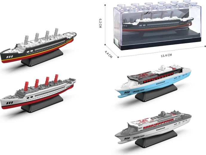 Kovový model výletnej lode 1:64 – rôzne farby