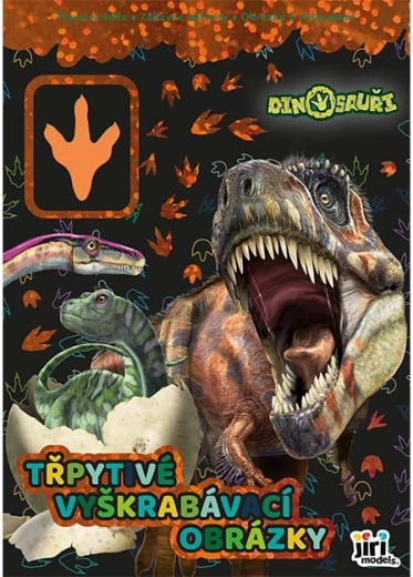 Trblietavé vyškrabávacie obrázky Dinozaury