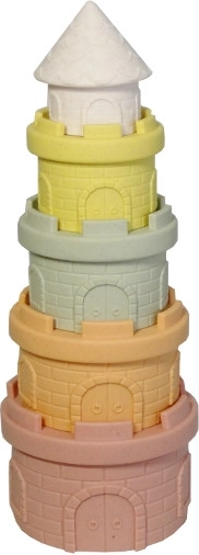 Gumené stavebné kocky – hradná veža pre najmenších