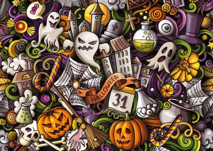 puzzle halloween 1000 dielikov