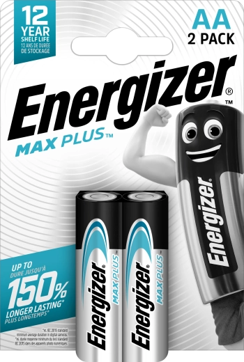 Alkalické batérie AA ENERGIZER Max Plus 2 ks