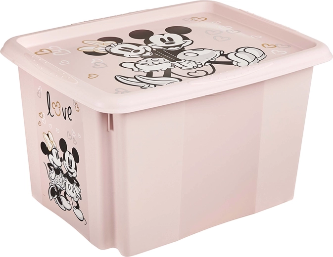 Keeeper plastový úložný box s vekom 30 l Minnie