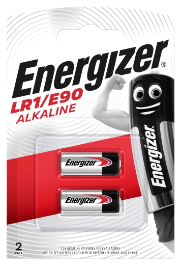 Energizer LR1/E90 alkalická batéria, balenie 2 ks