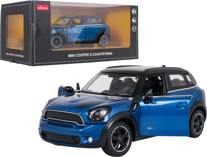 Kovový model auta MINI Countryman RASTAR 1:24 modrý