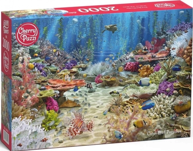 Puzzle CHERRY PAZZI Koralový útes Paradise 2000 dielikov