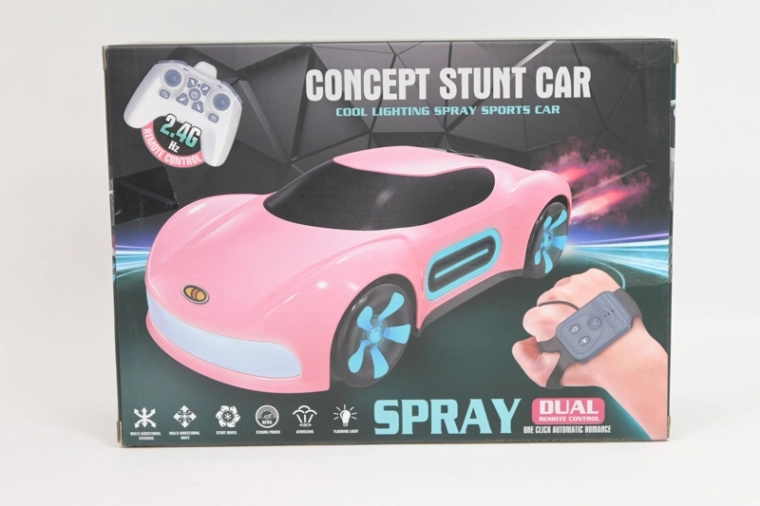 RC auto s USB nabíjaním, svetlami a dymovým efektom
