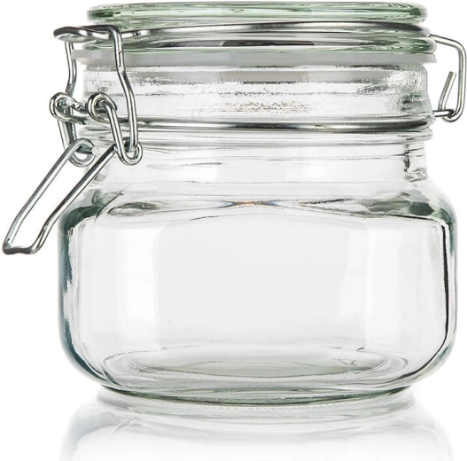 Hermetická sklenená dóza 0,5 l s patentným uzáverom EREA