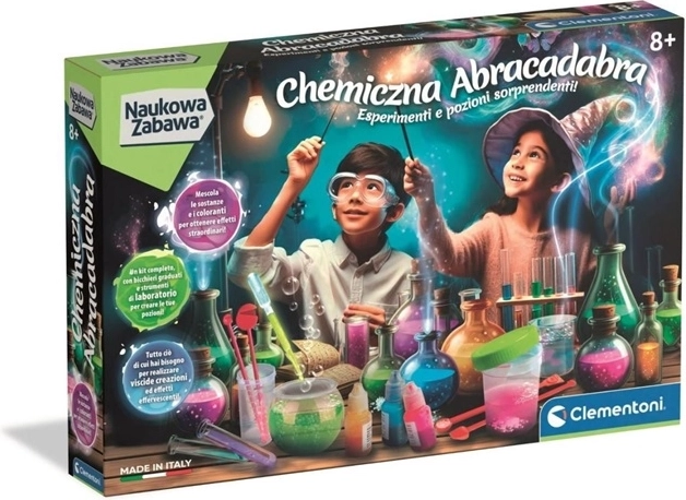 Clementoni Naukowa zabawa chemická sada abrakadabra