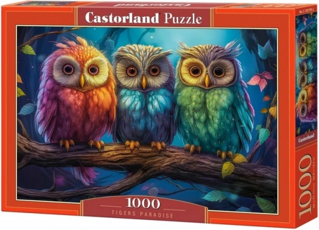 Puzzle 1000 dielikov Tri malé sovy