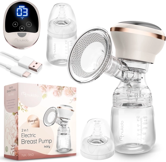 Elektrická trojfázová odsávačka materského mlieka Nukido