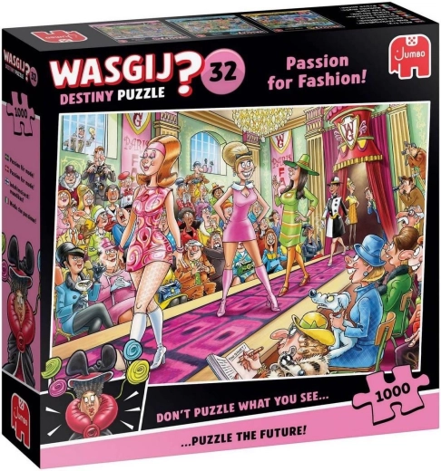 JUMBO puzzle Wasgij Destiny 32: Vášeň pre módu! 1000 dielikov