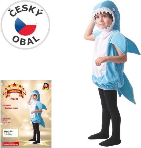 Detský karnevalový kostým žraloka 80–92 cm