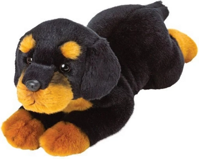 Plyšový pes rottweiler