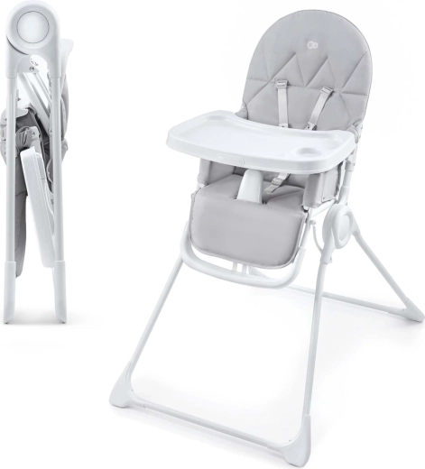 Jedálenská stolička Kinderkraft Binci Grey