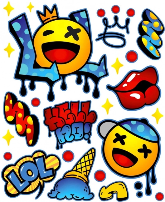 Žehličkové nálepky LOL