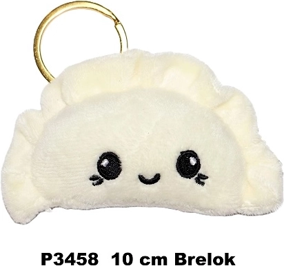Kľúčenka pieróg krémová 10 cm