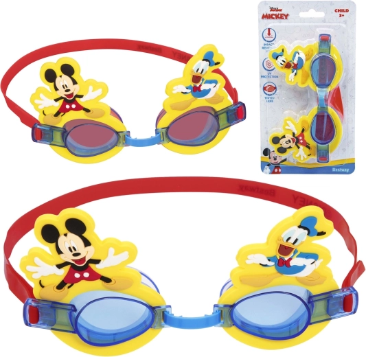 Detské Plavecké Okuliare Mickey Mouse a Donald Duck