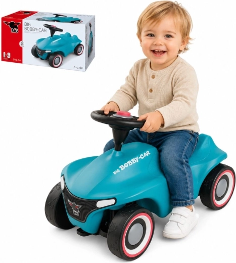BIG Bobby Car Neo azúrovo modré odrážadlo pre deti