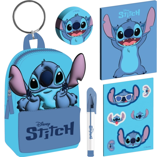Disney Lilo a Stitch kľúčenka s mini batôžkom Stitch