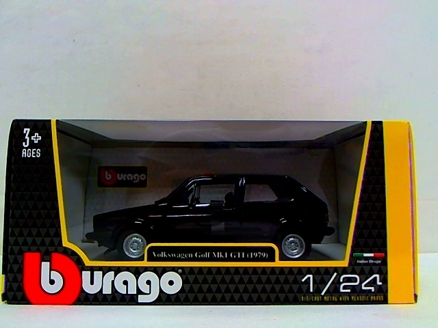 Bburago 1:24 Volkswagen Golf MK1 GTI čierna 18-21089