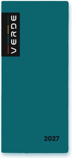 Diár Verde Milano mesačný 2027 v PVC obale