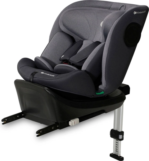 Kinderkraft autosedačka I-360 i-Size 40–150 cm, sivá