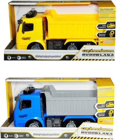 Stavebné auto s poľským zvukovým modulom - 1 kus