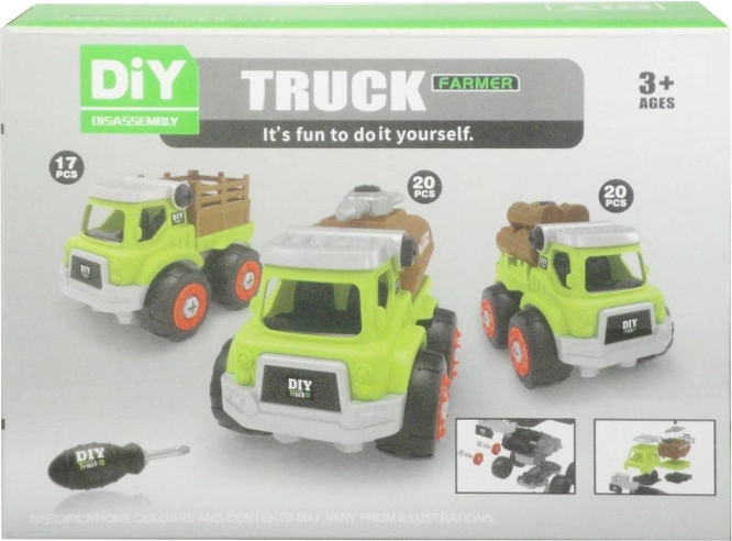 Skrutkovacie auto pre deti, 3 varianty