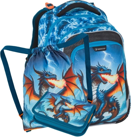 Bagmaster lumi 26 d školský set pre prváčikov drak