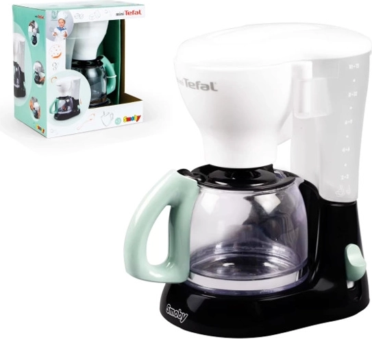 mini tefal kávovar pre deti s kanvičkou a ručnou pumpou