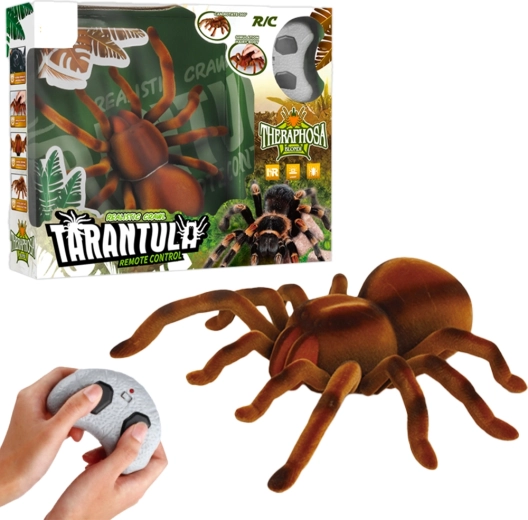 RC pavúk tarantula so svietiacimi očami a biomimetikou