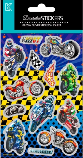 Nálepky pre deti – pretekárske motorky