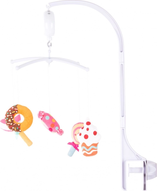 Hudobný závesný kolotoč Chipolino Sladkosti