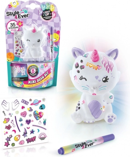 Svietiaca dekoračná figúrka STYLE4EVER mini deco, 8 farieb