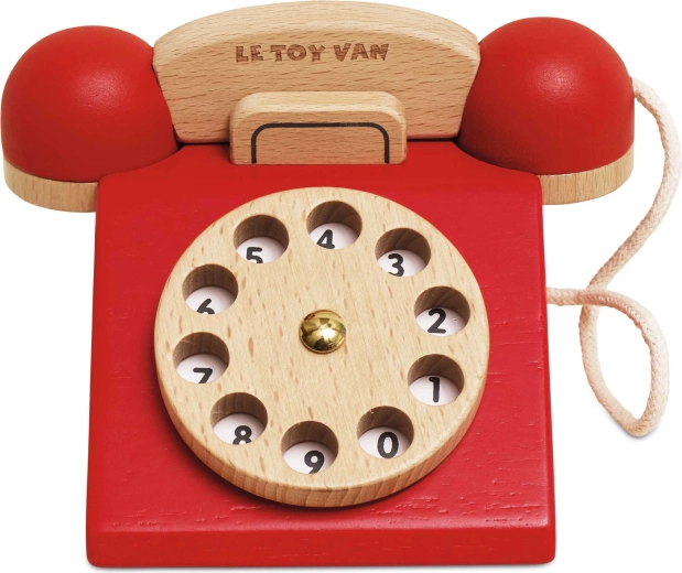 Le Toy Van drevený retro telefón pre deti - 1 kus