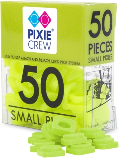 Pixie Crew malé silikónové pixely neónovo zelené (cca 50 ks)