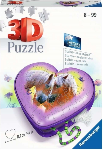 Ravensburger 3D puzzle srdce Kone – šperkovnica 54 dielikov