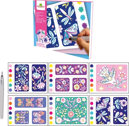 Pockets maľovanie vodou – vidiecka idyla