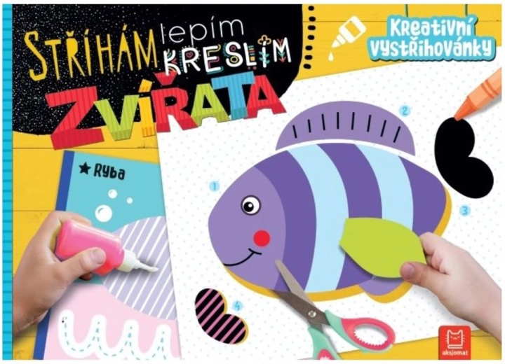Strihám, lepím, kreslím – zvieratá (kreatívne vystrihovačky)