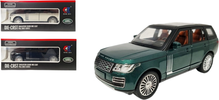 Kovový model Land Rover 1:24 so svetlom a zvukom