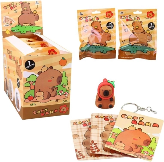 Prívesok kapybara – roztomilá kľúčenka