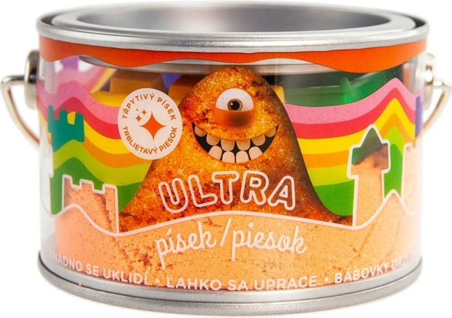 Ultra piesok s glitrami – oranžový 200 g