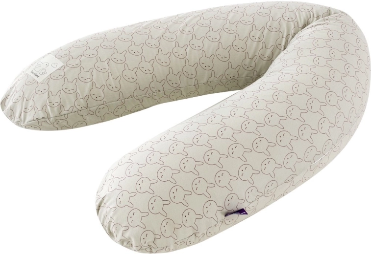 Träumeland elastický dojčiaci vankúš Kuschelhase Grün